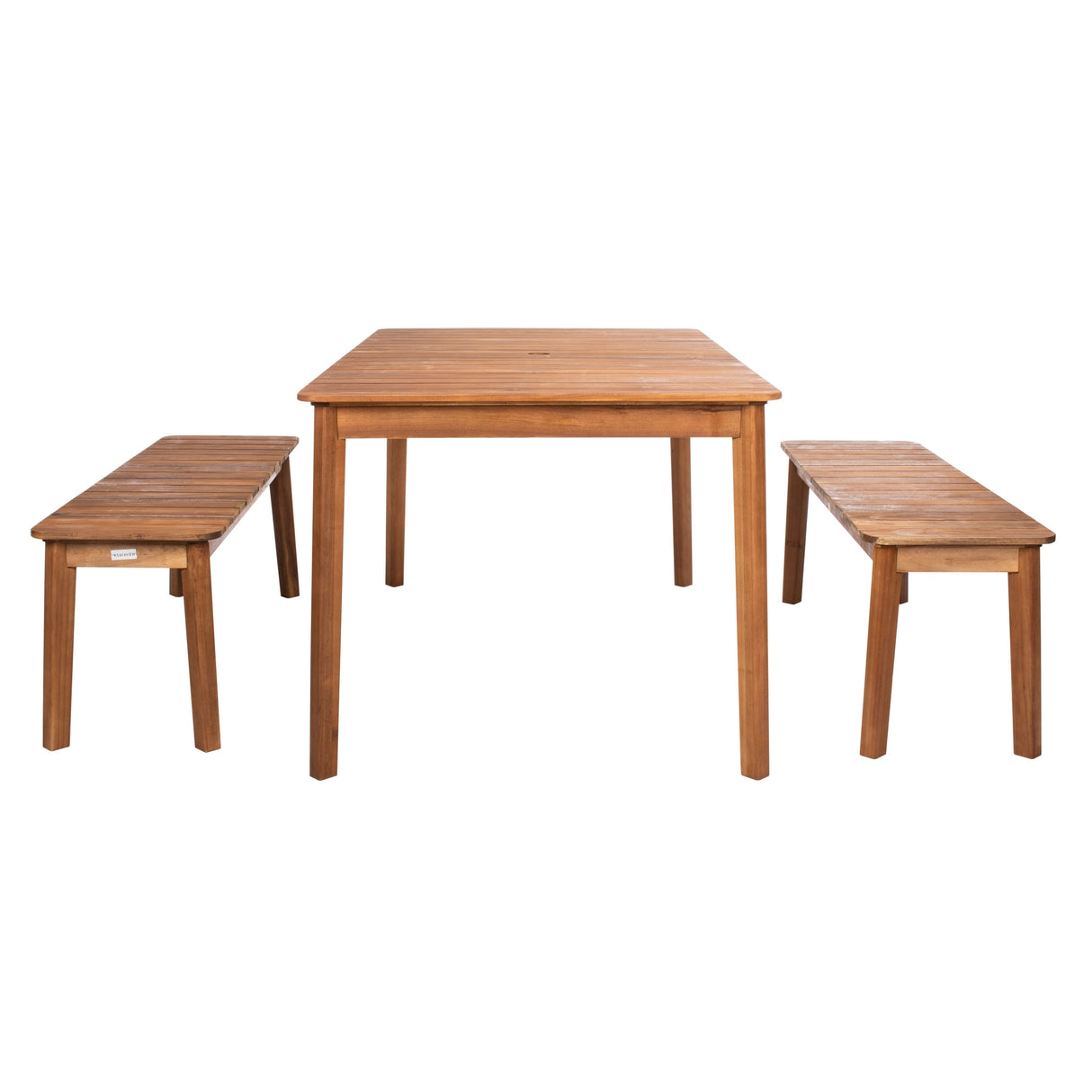 SAFAVIEH Hedi Table & 2-Bench Dining Set - 35Wx60Dx29H