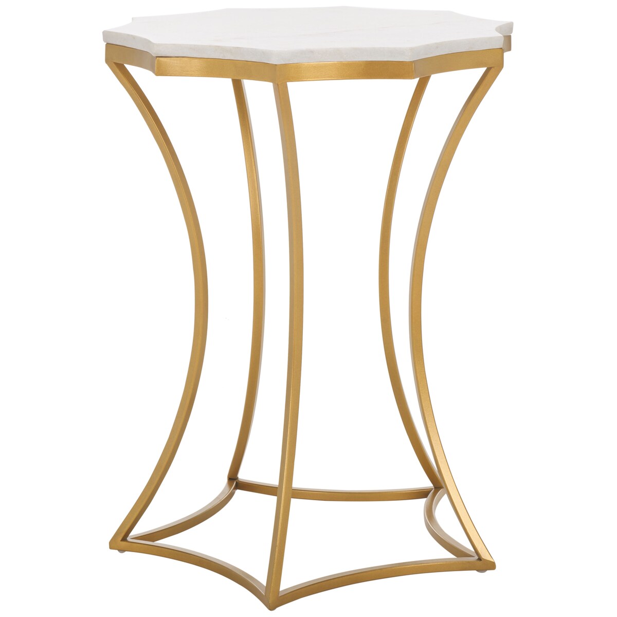 SAFAVIEH Hedy Accent Table (Fully Assembled) - 18 In. W x 18 In. D x 22.8 In. H - 18Wx18Dx23H