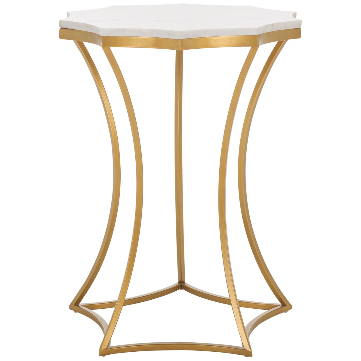 SAFAVIEH Hedy Accent Table (Fully Assembled) - 18 In. W x 18 In. D x 22.8 In. H - 18Wx18Dx23H