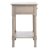 SAFAVIEH Heide 1-Drawer Accent Table - 19" W x 15.8" L x 26" H - 19Wx16Dx26H