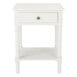 SAFAVIEH Heide 1-Drawer Accent Table - 19" W x 15.8" L x 26" H - 19Wx16Dx26H