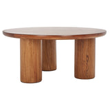 SAFAVIEH Heivi 3 Leg Round Coffee Table - 40" W x 40" D x 18" H - 40Wx40Dx18H