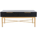 SAFAVIEH Hellen 2-Drawer Rectangle Coffee Table - 42 In. W x 22 In. D x 18 In. H - 42Wx22Dx18H