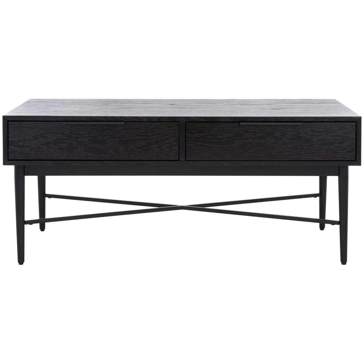 SAFAVIEH Hellen 2-Drawer Rectangle Coffee Table - 42 In. W x 22 In. D x 18 In. H - 42Wx22Dx18H