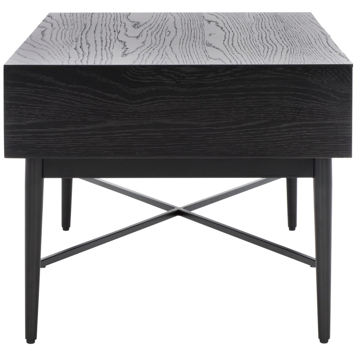 SAFAVIEH Hellen 2-Drawer Rectangle Coffee Table - 42 In. W x 22 In. D x 18 In. H - 42Wx22Dx18H