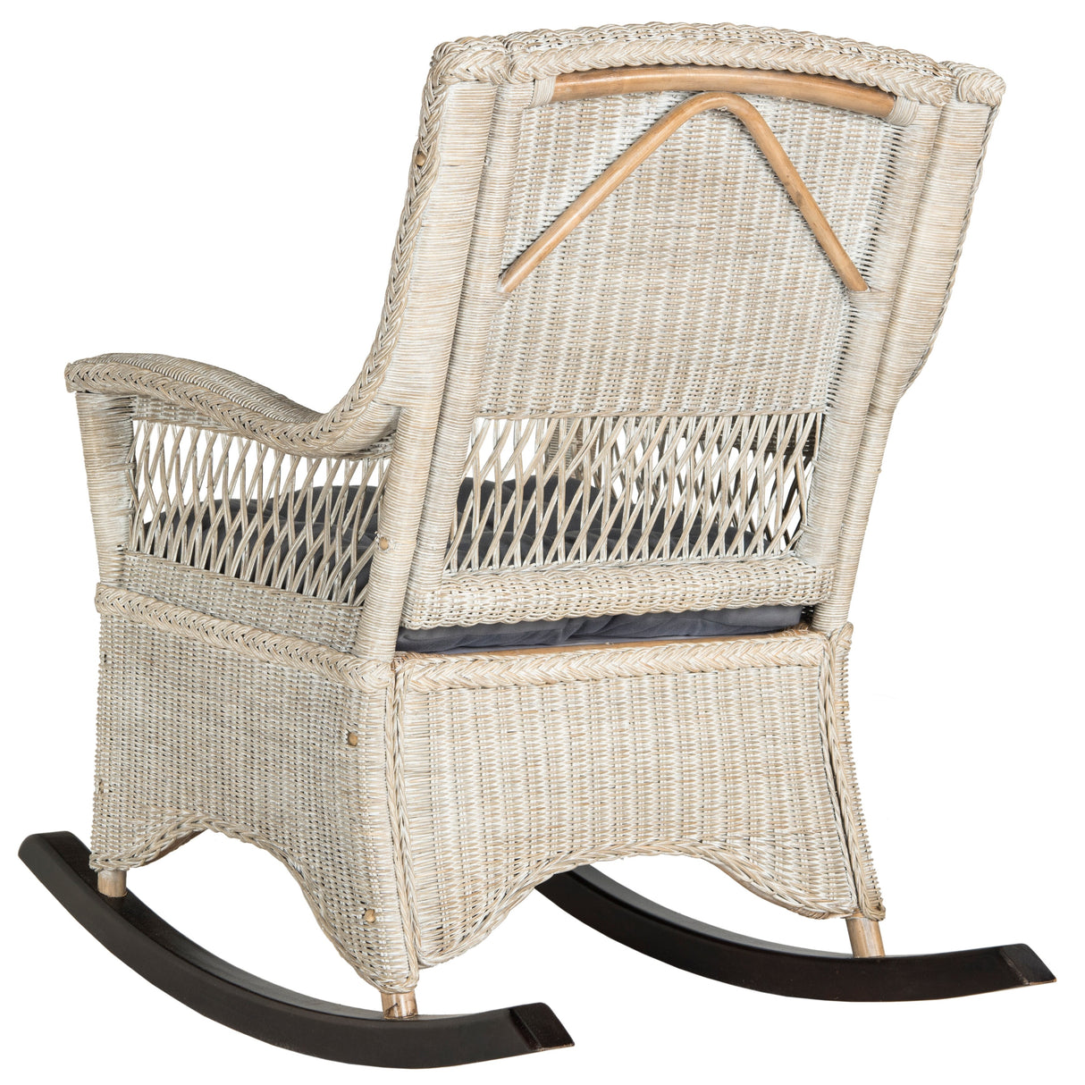 SAFAVIEH Heloise Antique Grey Rocking Chair - 28.3" x 35.4" x 40.1" - 28Wx35Dx40H