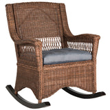 SAFAVIEH Heloise Antique Grey Rocking Chair - 28.3" x 35.4" x 40.1" - 28Wx35Dx40H