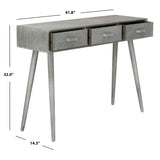 SAFAVIEH Hennie 3-Drawer Console Table - 41.8" x 14.3" x 32" - 42Wx14Dx32H