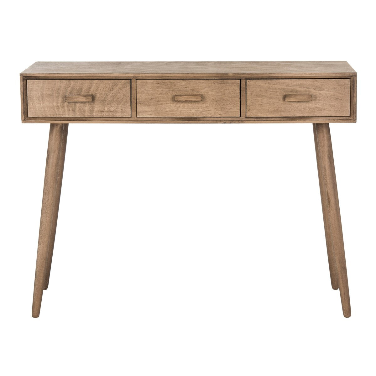 SAFAVIEH Hennie 3-Drawer Console Table - 41.8" x 14.3" x 32" - 42Wx14Dx32H