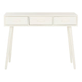 SAFAVIEH Hennie 3-Drawer Console Table - 41.8" x 14.3" x 32" - 42Wx14Dx32H