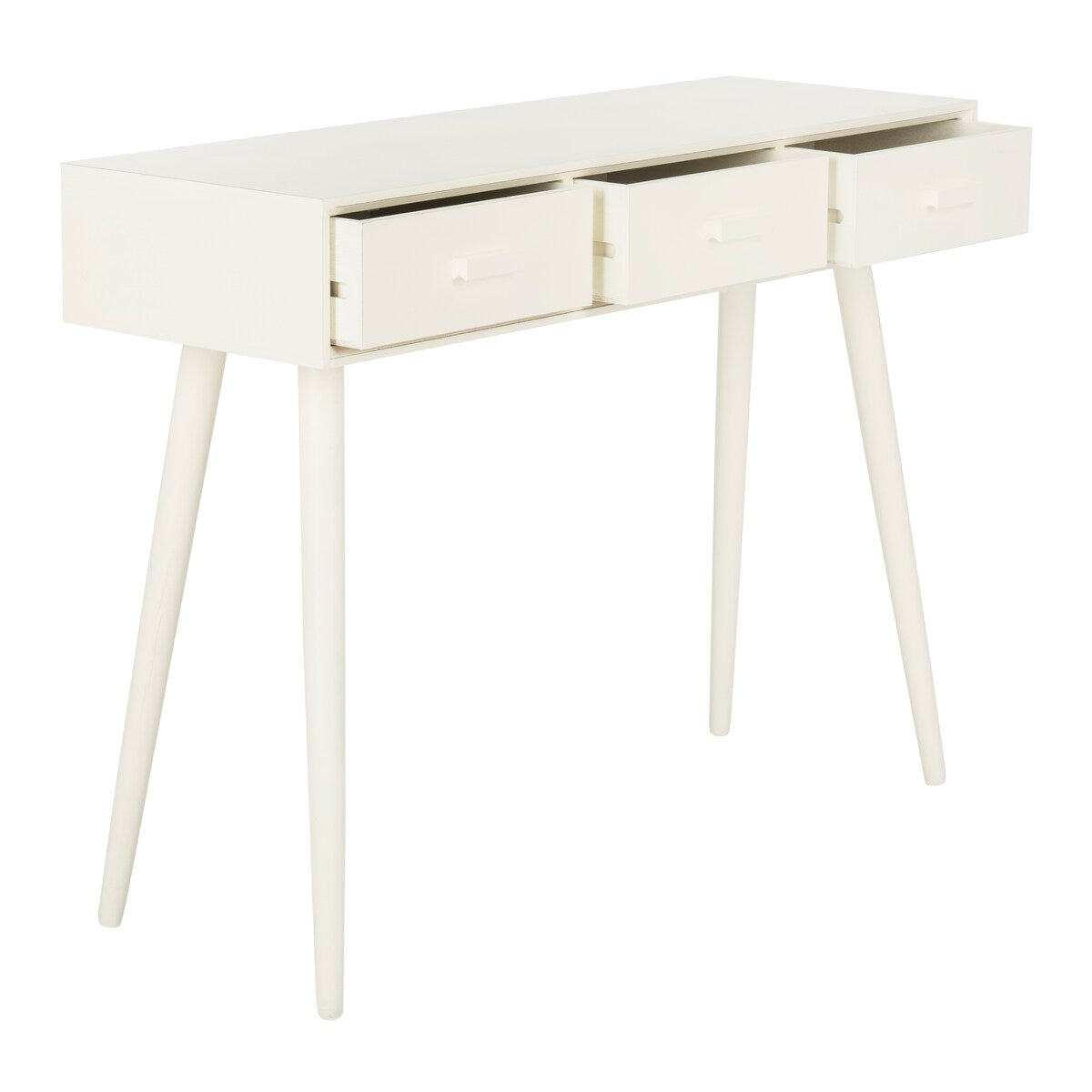 SAFAVIEH Hennie 3-Drawer Console Table - 41.8" x 14.3" x 32" - 42Wx14Dx32H