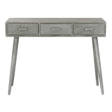 SAFAVIEH Hennie 3-Drawer Console Table - 41.8" x 14.3" x 32" - 42Wx14Dx32H