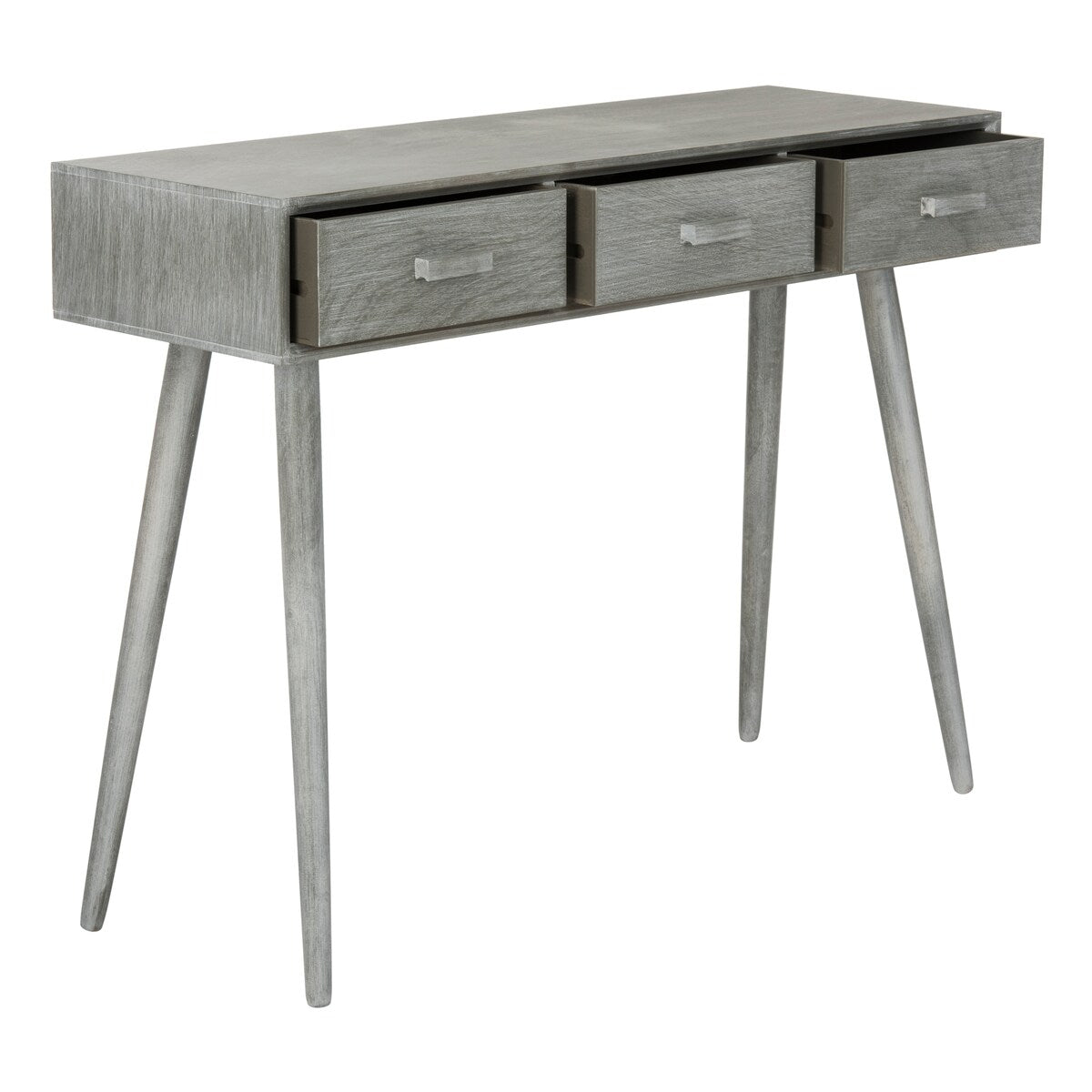 SAFAVIEH Hennie 3-Drawer Console Table - 41.8" x 14.3" x 32" - 42Wx14Dx32H