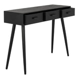 SAFAVIEH Hennie 3-Drawer Console Table - 41.8" x 14.3" x 32" - 42Wx14Dx32H