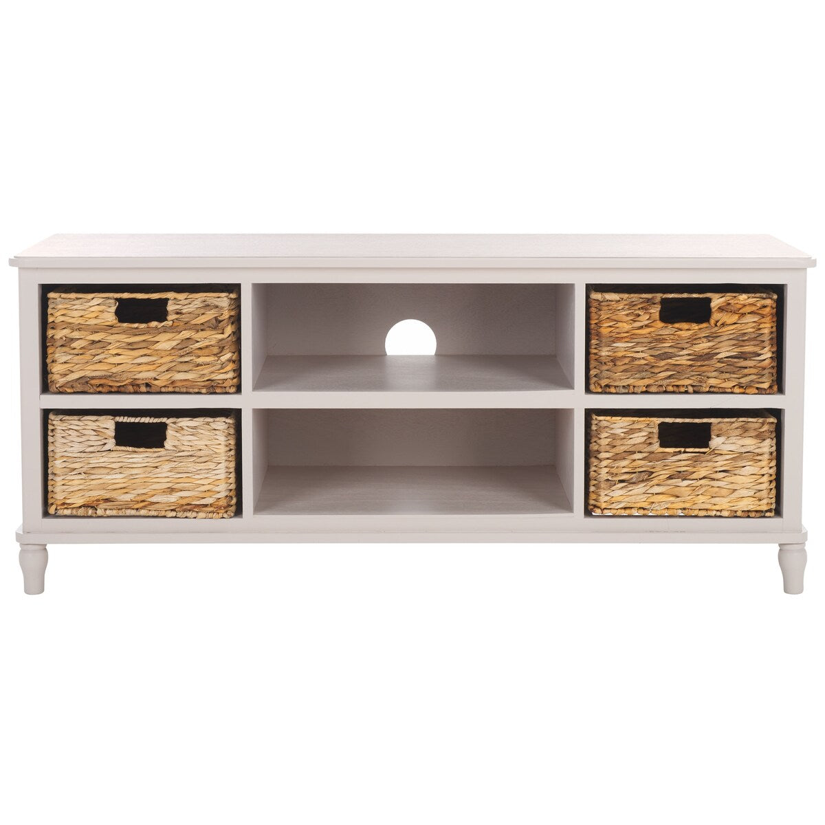 SAFAVIEH Hessie Entertainment Media Unit (Fits Up To 55" Flatscreen TV) - 47Wx16Dx20H