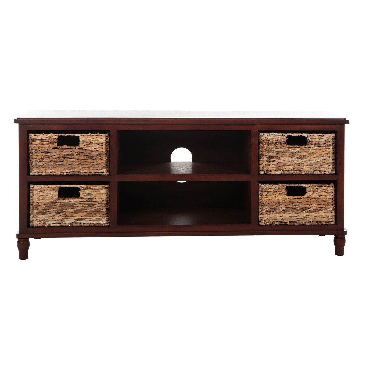 SAFAVIEH Hessie Entertainment Media Unit (Fits Up To 55" Flatscreen TV) - 47Wx16Dx20H