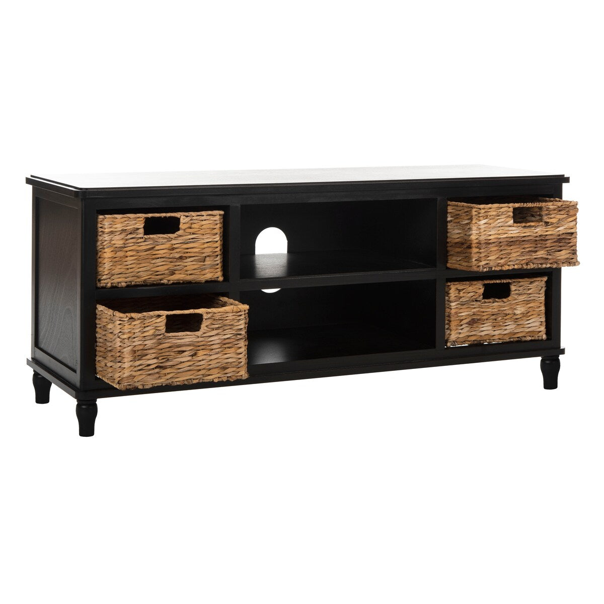 SAFAVIEH Hessie Entertainment Media Unit (Fits Up To 55" Flatscreen TV) - 47Wx16Dx20H