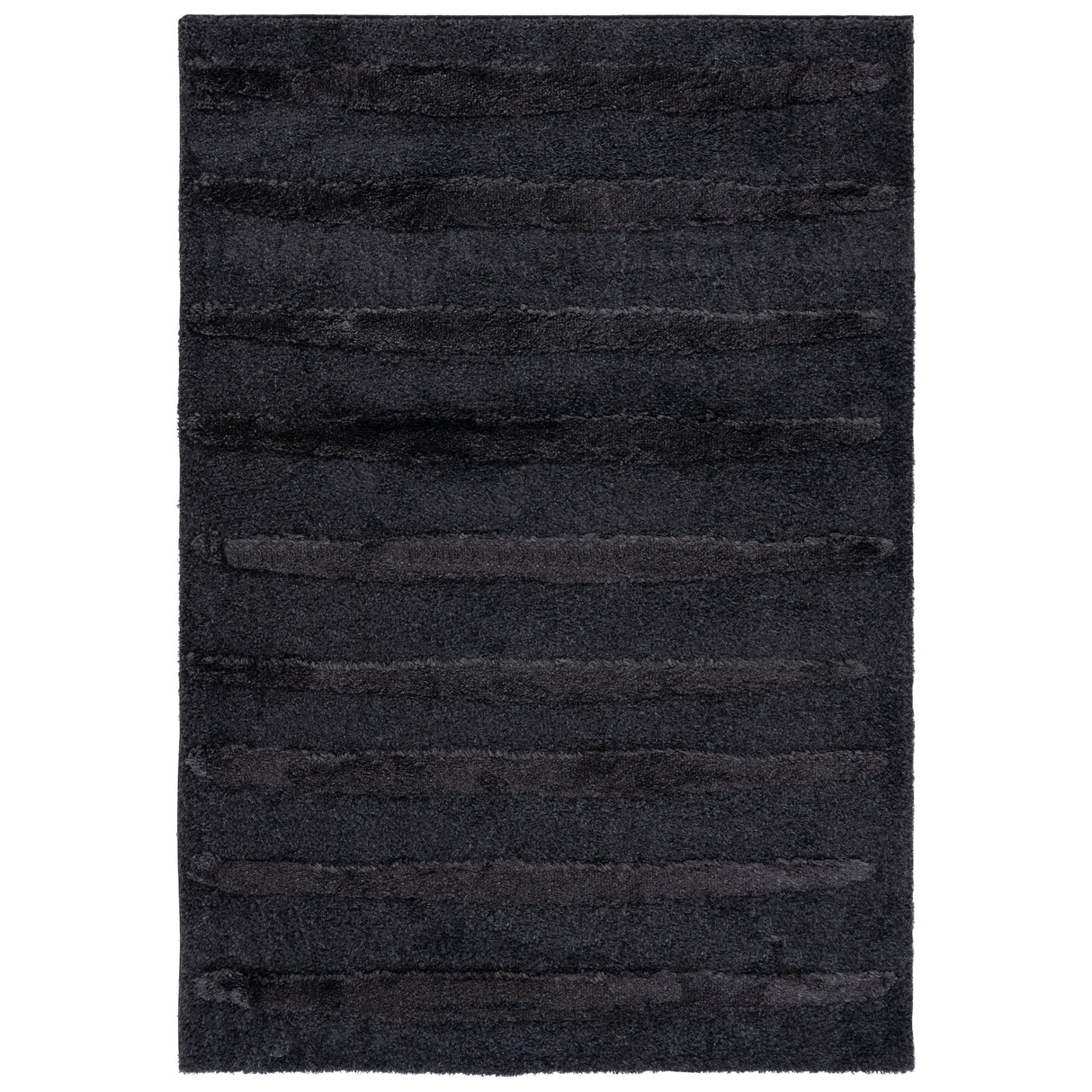 SAFAVIEH Hi-Lo Shag Marisa Modern Stripe 1.6-inch Thick Rug