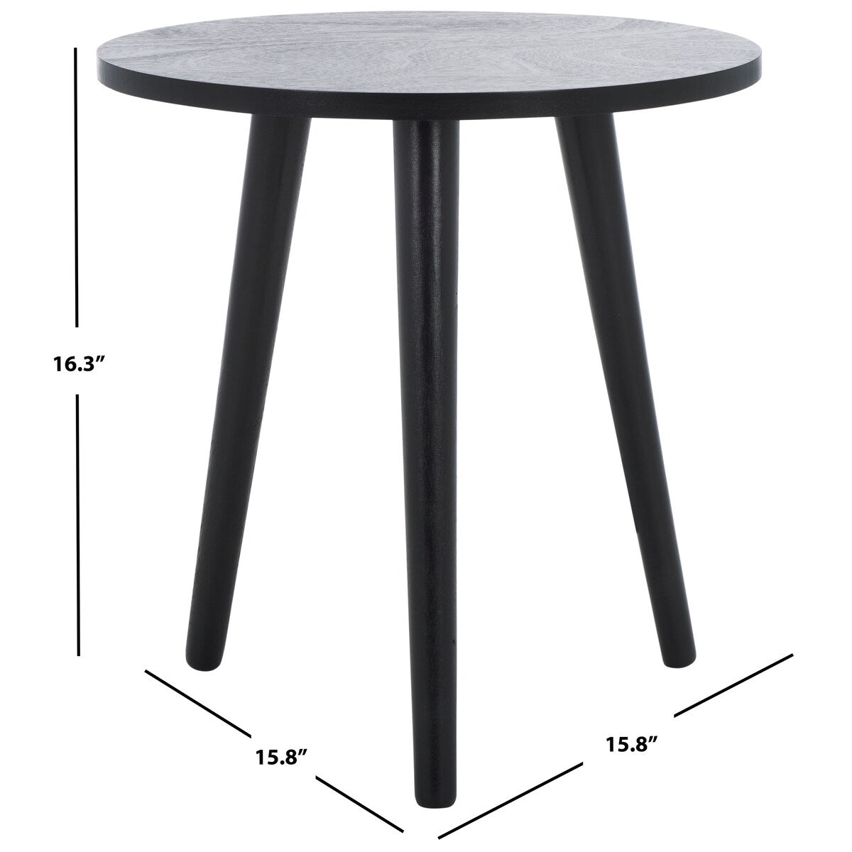 SAFAVIEH Hildetraud Round Accent Table - 16Wx16Dx16H