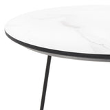 SAFAVIEH Hinnertje 2-Tier Round Side Table - 15 In. W x 15 In. D x 22 In. H - 15Wx15Dx22H