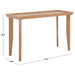 SAFAVIEH Hledis Console Table - 47Wx19Dx29H