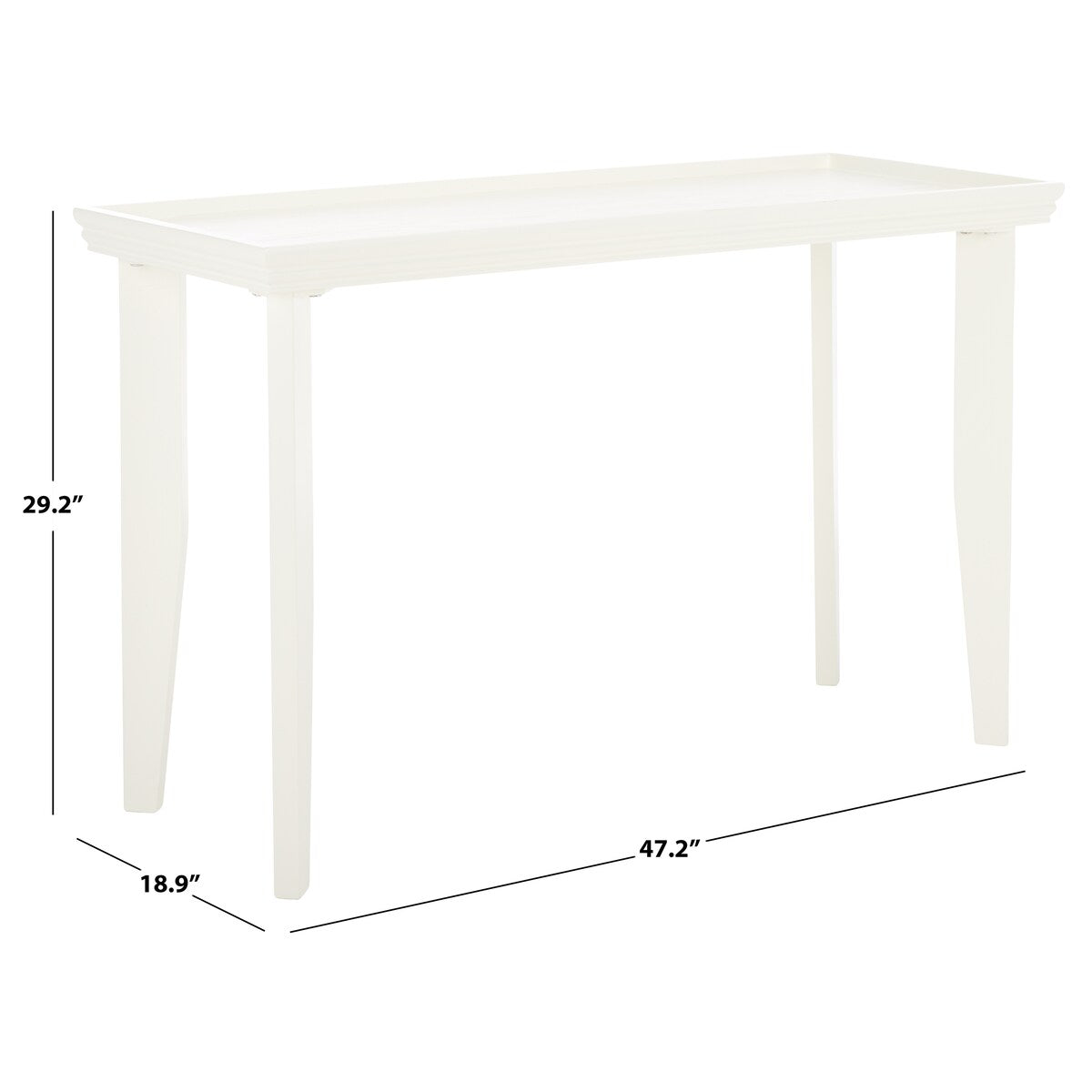 SAFAVIEH Hledis Console Table - 47Wx19Dx29H