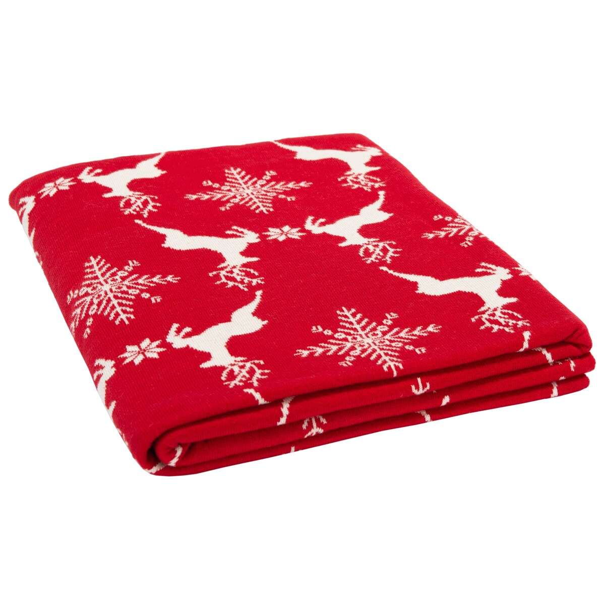 SAFAVIEH Holiday Taryn Dancer Red 50 x 60-inch Throw Blanket