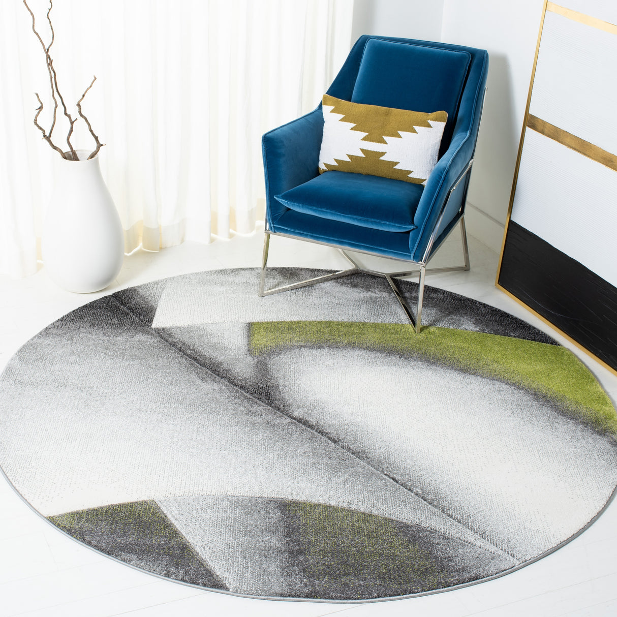 SAFAVIEH Hollywood Hasiba Mid-Century Modern Abstract Rug