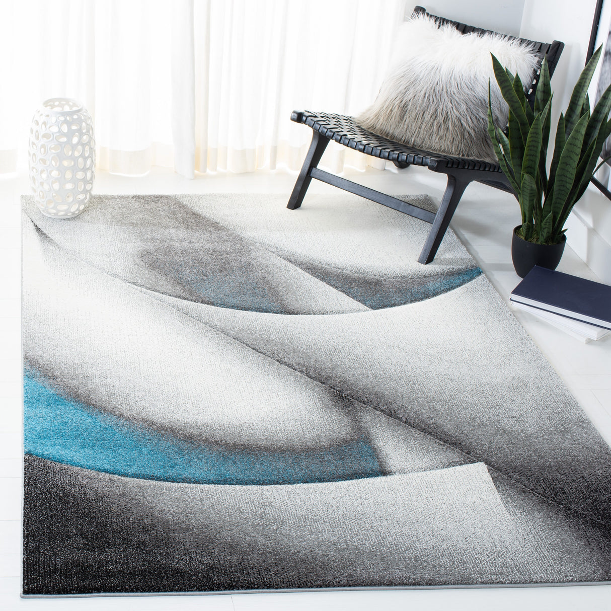 SAFAVIEH Hollywood Hasiba Mid-Century Modern Abstract Rug