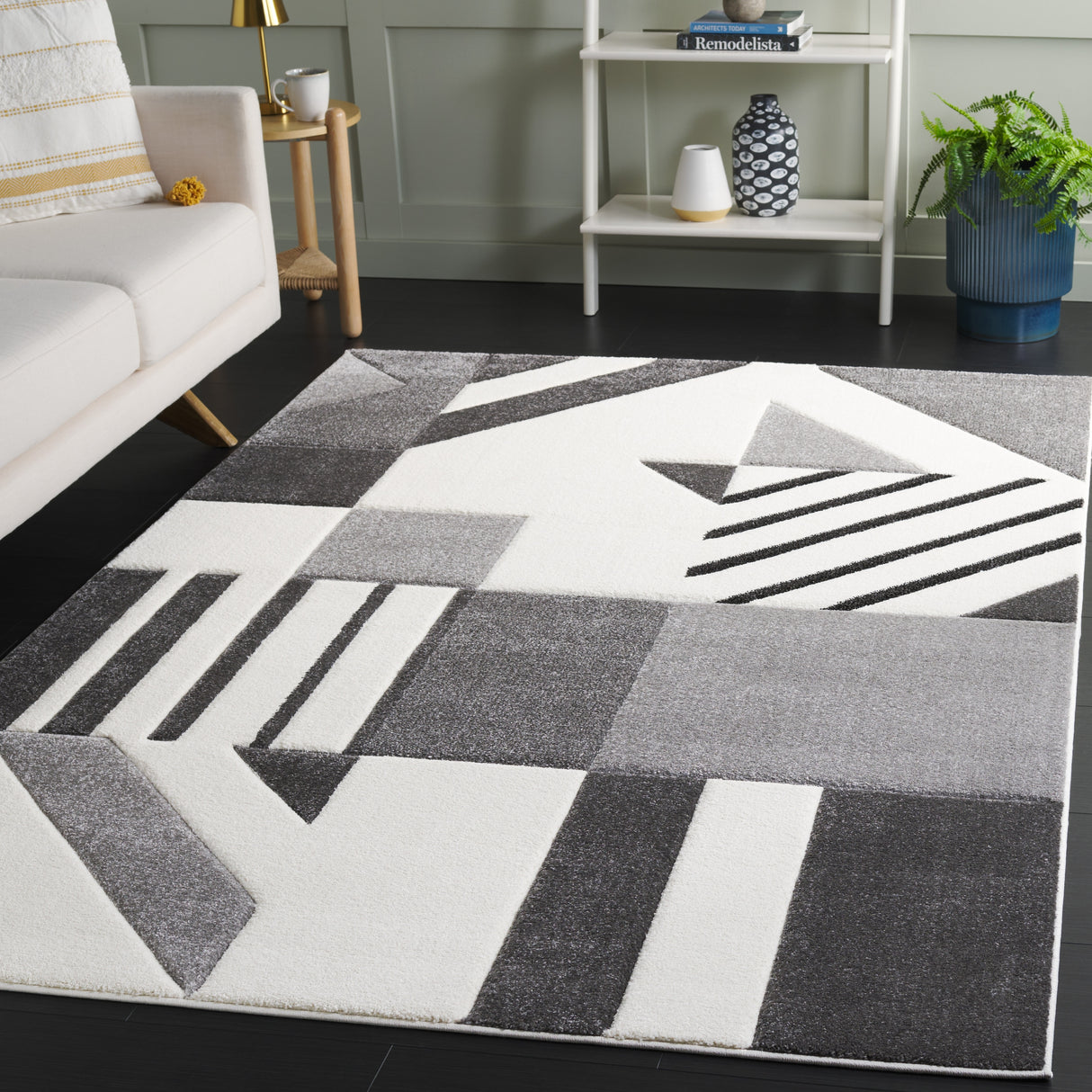 SAFAVIEH Hollywood Tzana Mid-Century Modern Abstract Rug