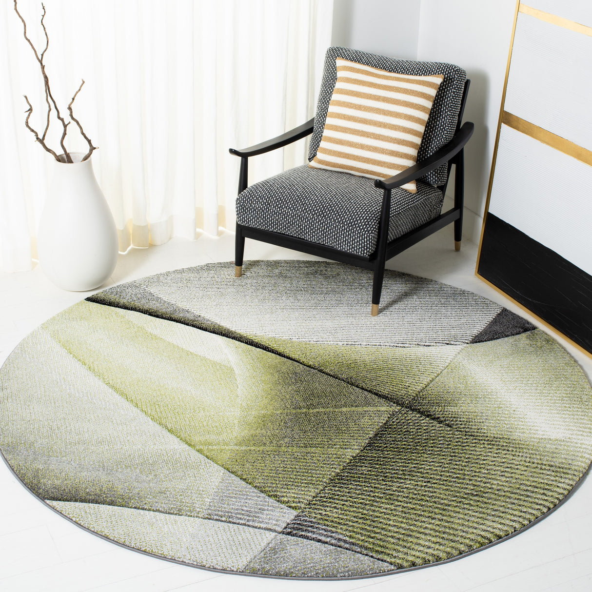 SAFAVIEH Hollywood Verbena Mid-Century Modern Abstract Rug