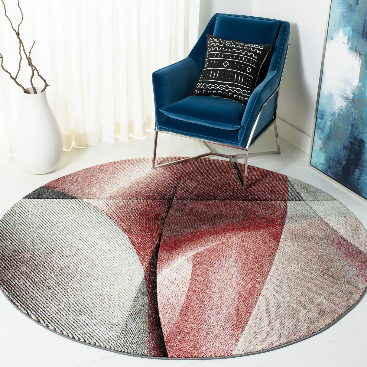 SAFAVIEH Hollywood Verbena Mid-Century Modern Abstract Rug