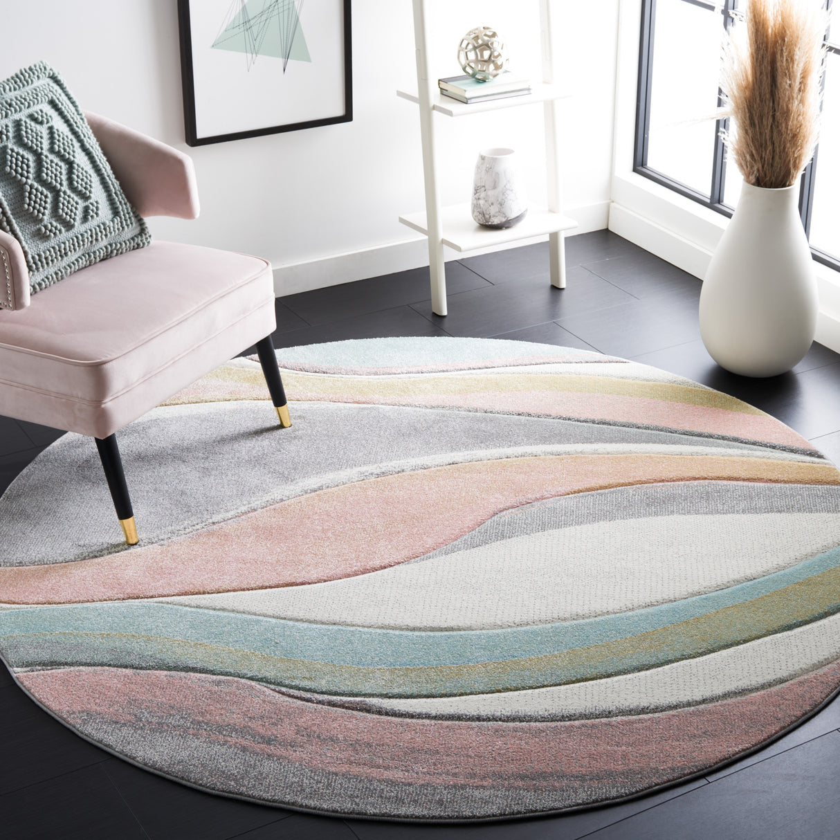 SAFAVIEH Hollywood Zohreh Mid-Century Modern Abstract Rug