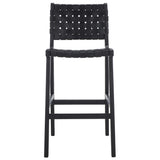 SAFAVIEH Home Adah 30-inch Leather Bar Stool - 22Wx22Dx43H