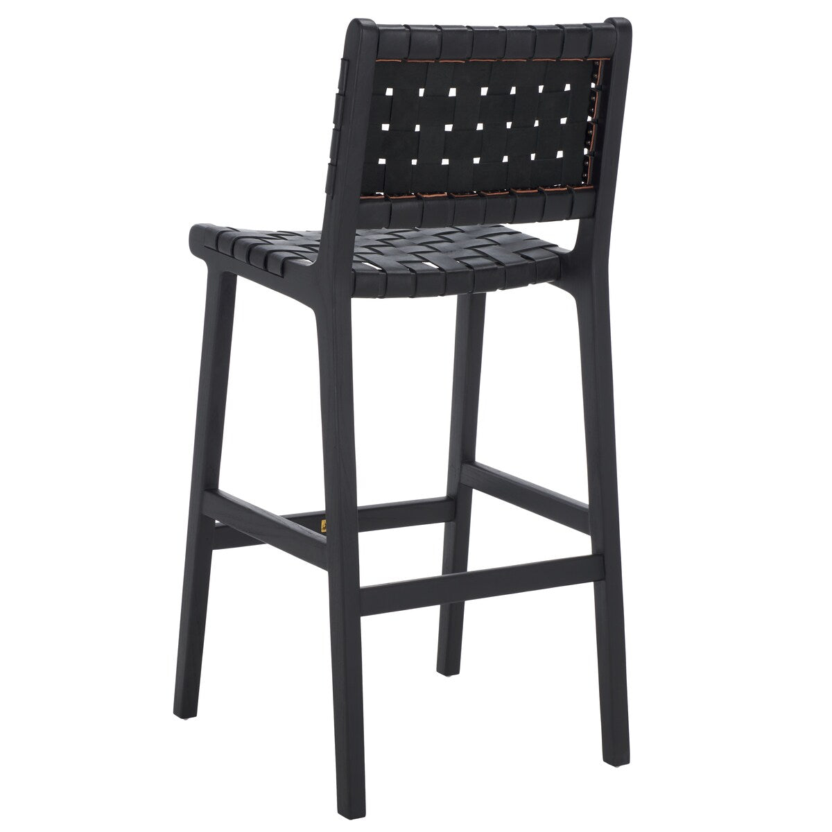 SAFAVIEH Home Adah 30-inch Leather Bar Stool - 22Wx22Dx43H