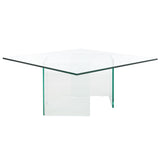 SAFAVIEH Home Aerith Tempered Glass Coffee Table - 35Wx35Dx16H