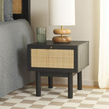 SAFAVIEH Home Aino 1 Drawer Nightstand.