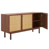 SAFAVIEH Home Aino 3 Door Sideboard/Media Stand - 54Wx19Dx30H