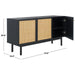 SAFAVIEH Home Aino 3 Door Sideboard/Media Stand - 54Wx19Dx30H