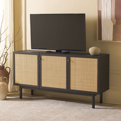 SAFAVIEH Home Aino 3 Door Sideboard/Media Stand - 54Wx19Dx30H