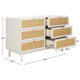 SAFAVIEH Home Aino 6 Drawer Dresser.