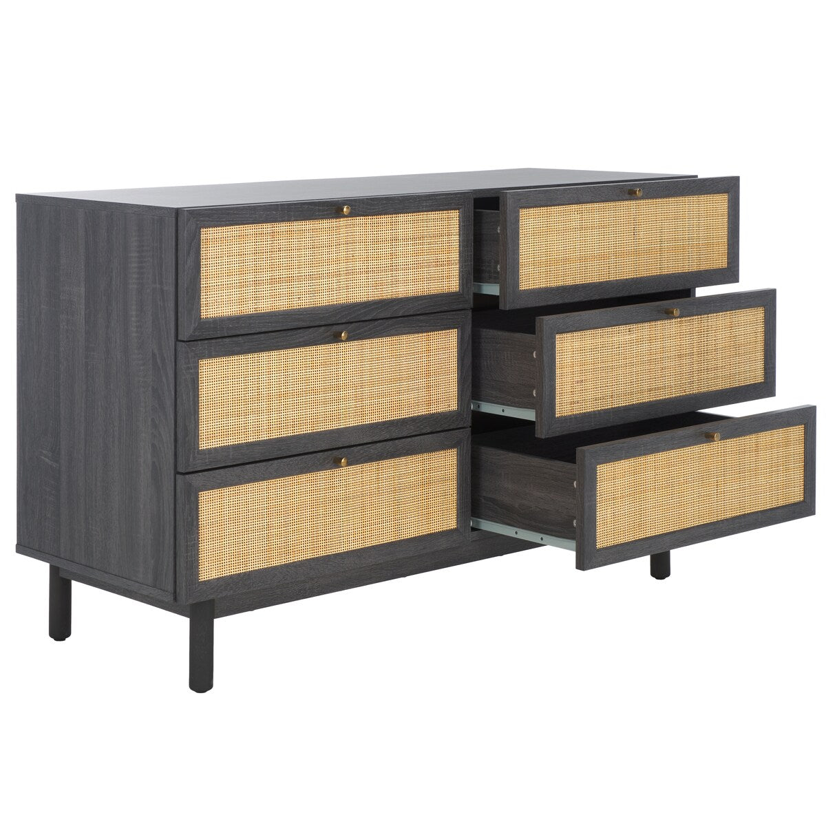 SAFAVIEH Home Aino 6 Drawer Dresser.