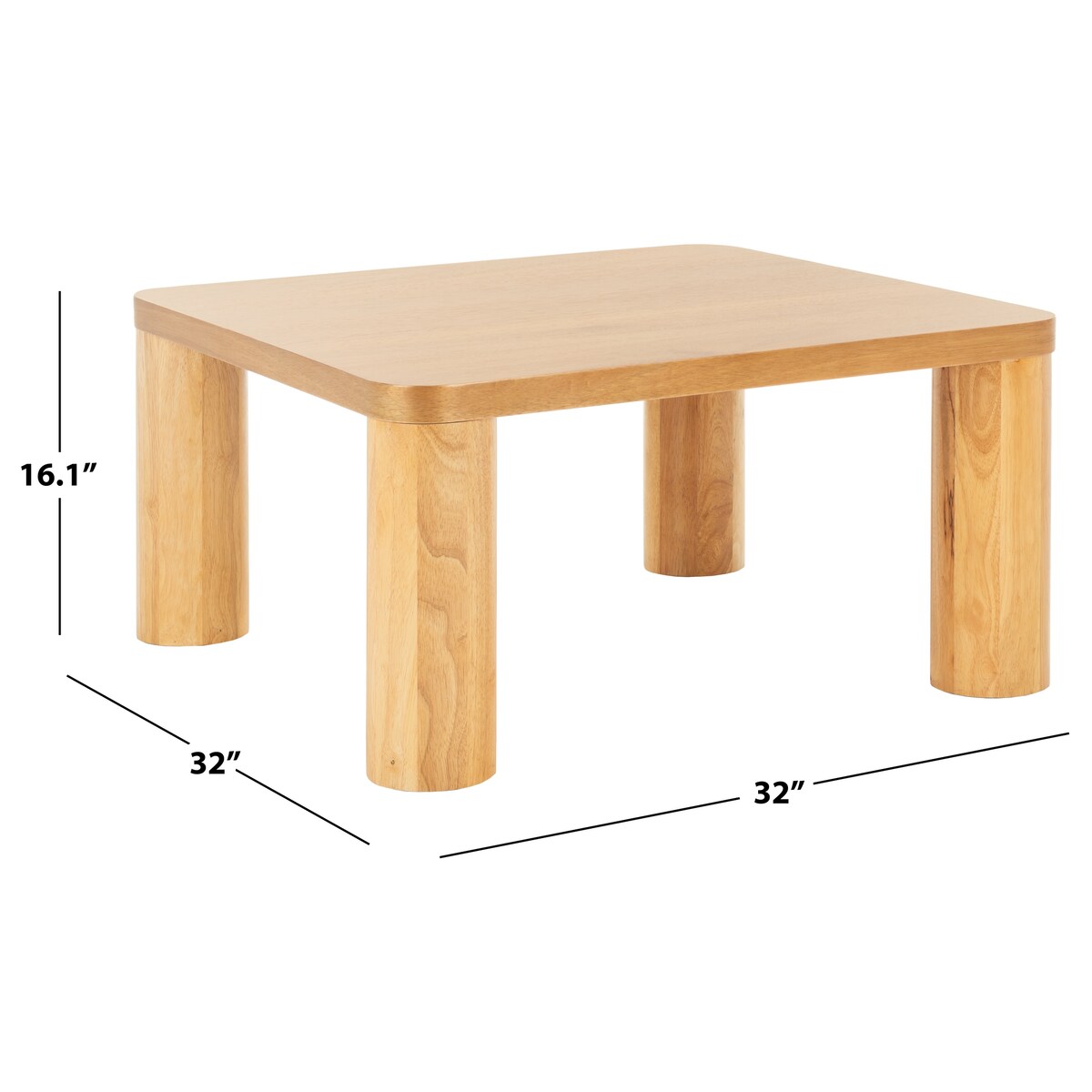 SAFAVIEH Home Aldous Square Coffee Table - 32Wx32Dx16H