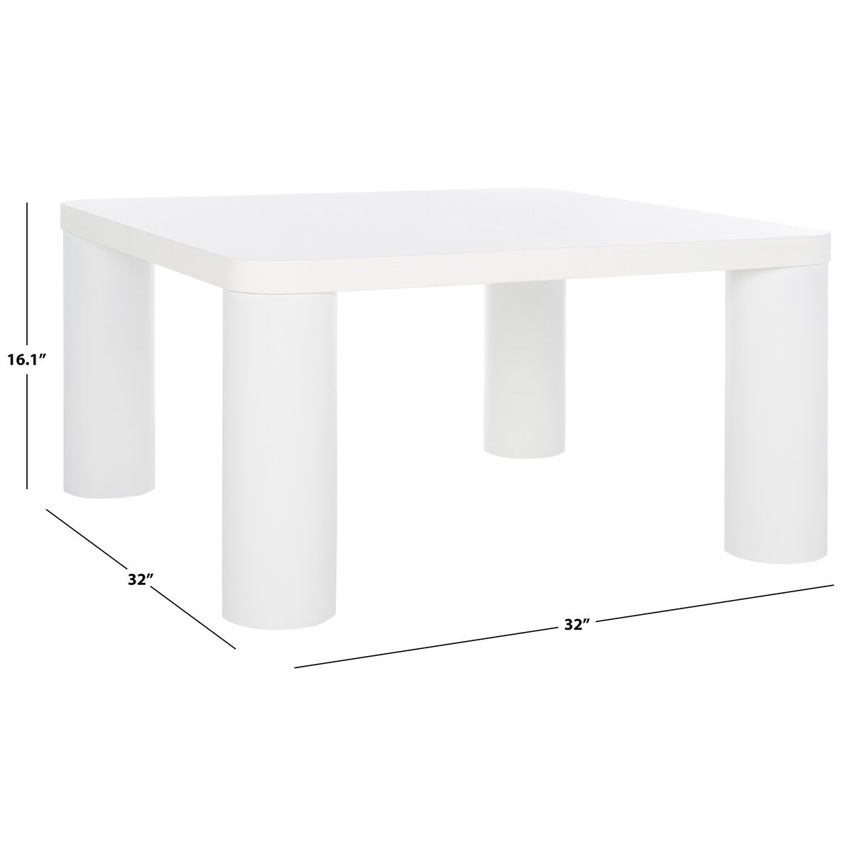 SAFAVIEH Home Aldous Square Coffee Table - 32Wx32Dx16H