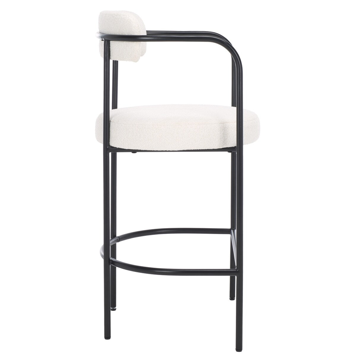 SAFAVIEH Home Andrean 27-inch Arm Counter Stool - 22Wx21Dx38H