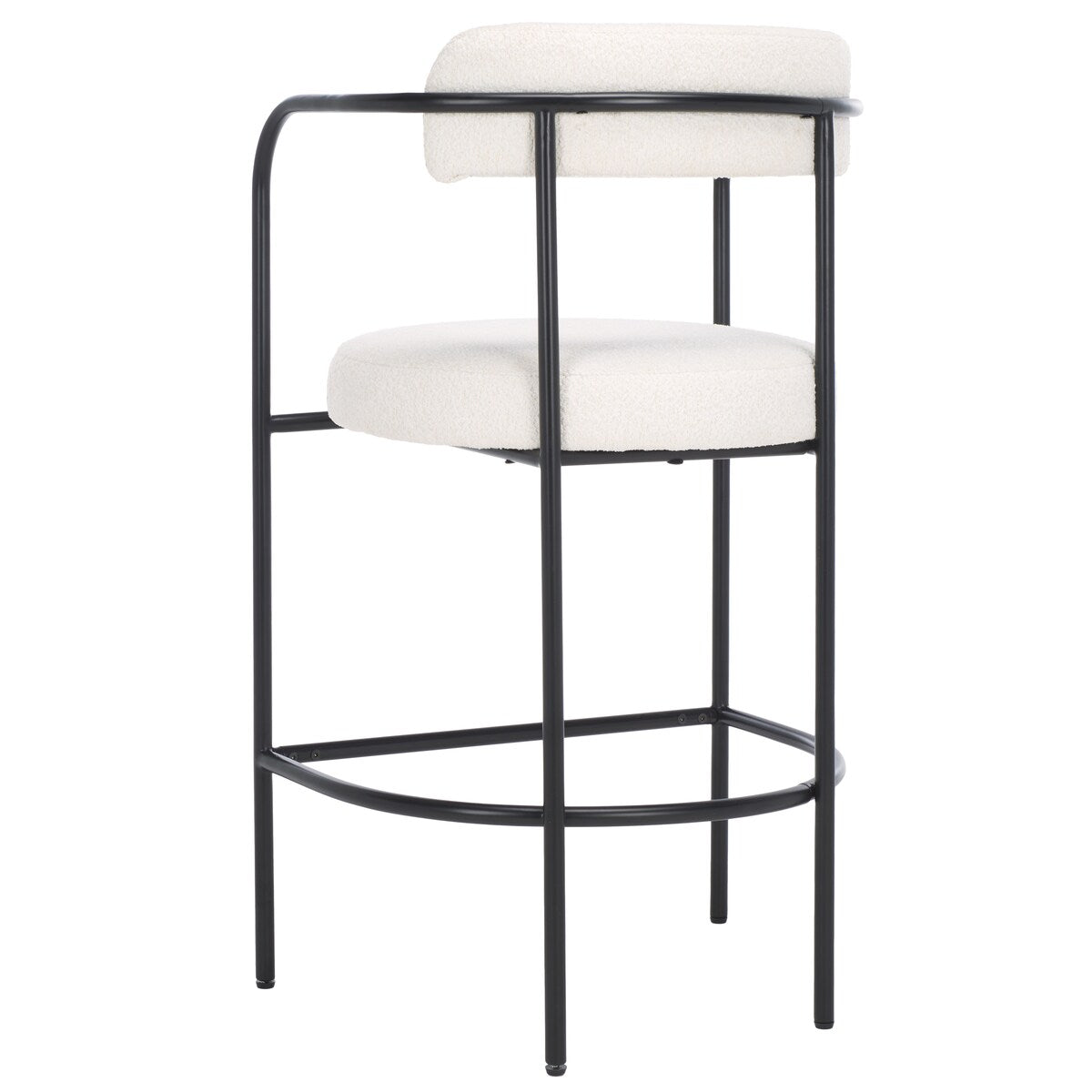 SAFAVIEH Home Andrean 27-inch Arm Counter Stool - 22Wx21Dx38H