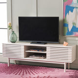 SAFAVIEH Home Aricia Large 2 Door Media Stand - 59Wx15Dx20H