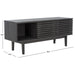 SAFAVIEH Home Aricia Small 2 Door Media Stand. - 47Wx15Dx20H