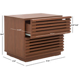 SAFAVIEH Home Averi 2 Drawer Nightstand