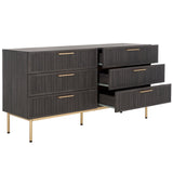 SAFAVIEH Home Axelle 6 Drawer Dresser